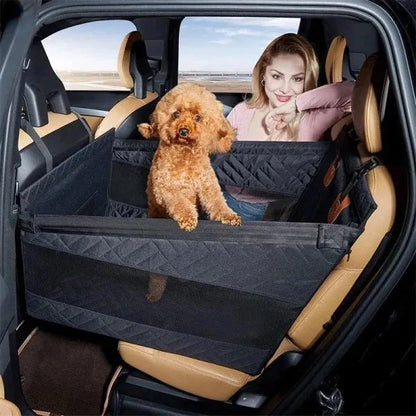 Autositz-Erweiterung mit Hartboden für Hunde