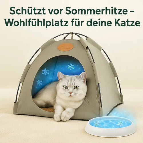 Erfrischungszelt für Katzen