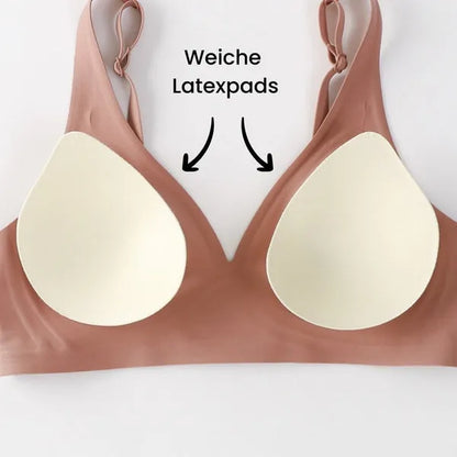 Nahtloser Unsichtbarer BH ohne Bügel mit Komfort-Push-up