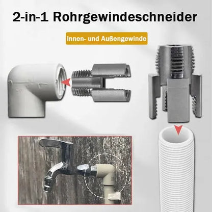 Innen- und Außengewindeschneider für Rohre