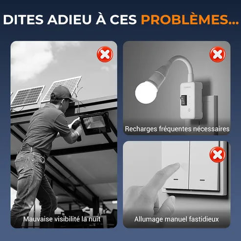 LED-Solarlampe für den Außenbereich