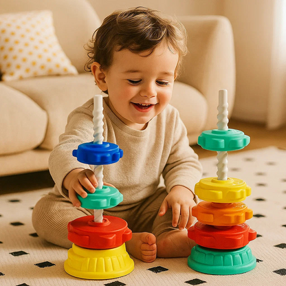 Regenbogen-Drehspielzeug für Kinder