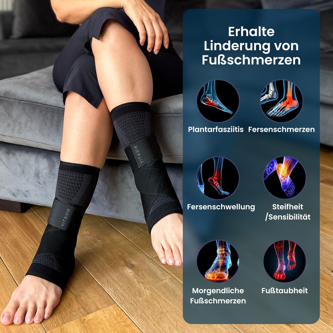 Fasciitis Plantaris Fußgelenkbandage mit Stützriemen