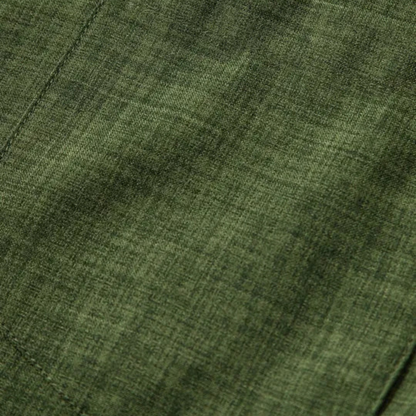 Set camicia a collo alto e pantaloni a gamba tesa in lino