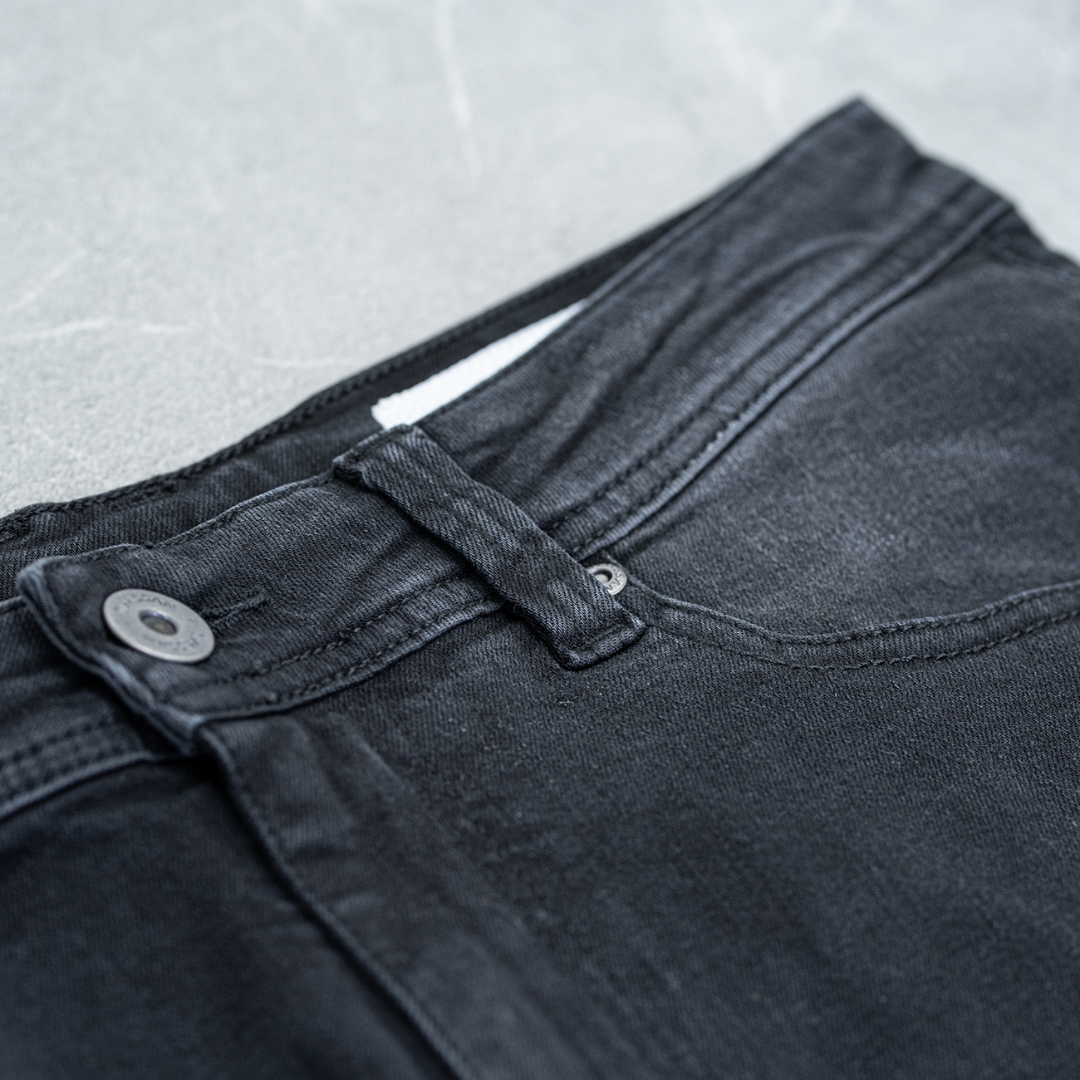 Jeans da jogging elasticizzati neri - Vestibilità slim e comfort urbano