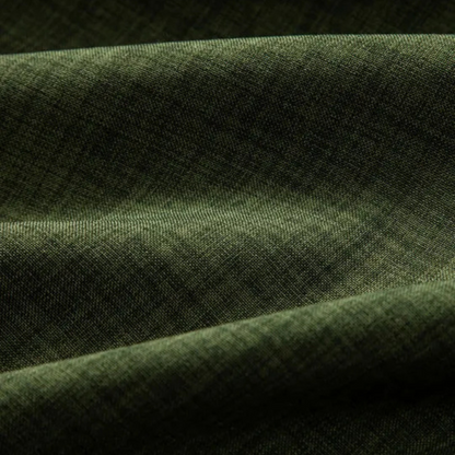 Set camicia a collo alto e pantaloni a gamba tesa in lino
