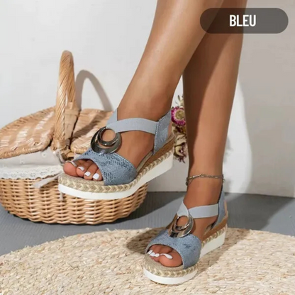Sandali con zeppa leggeri ed eleganti