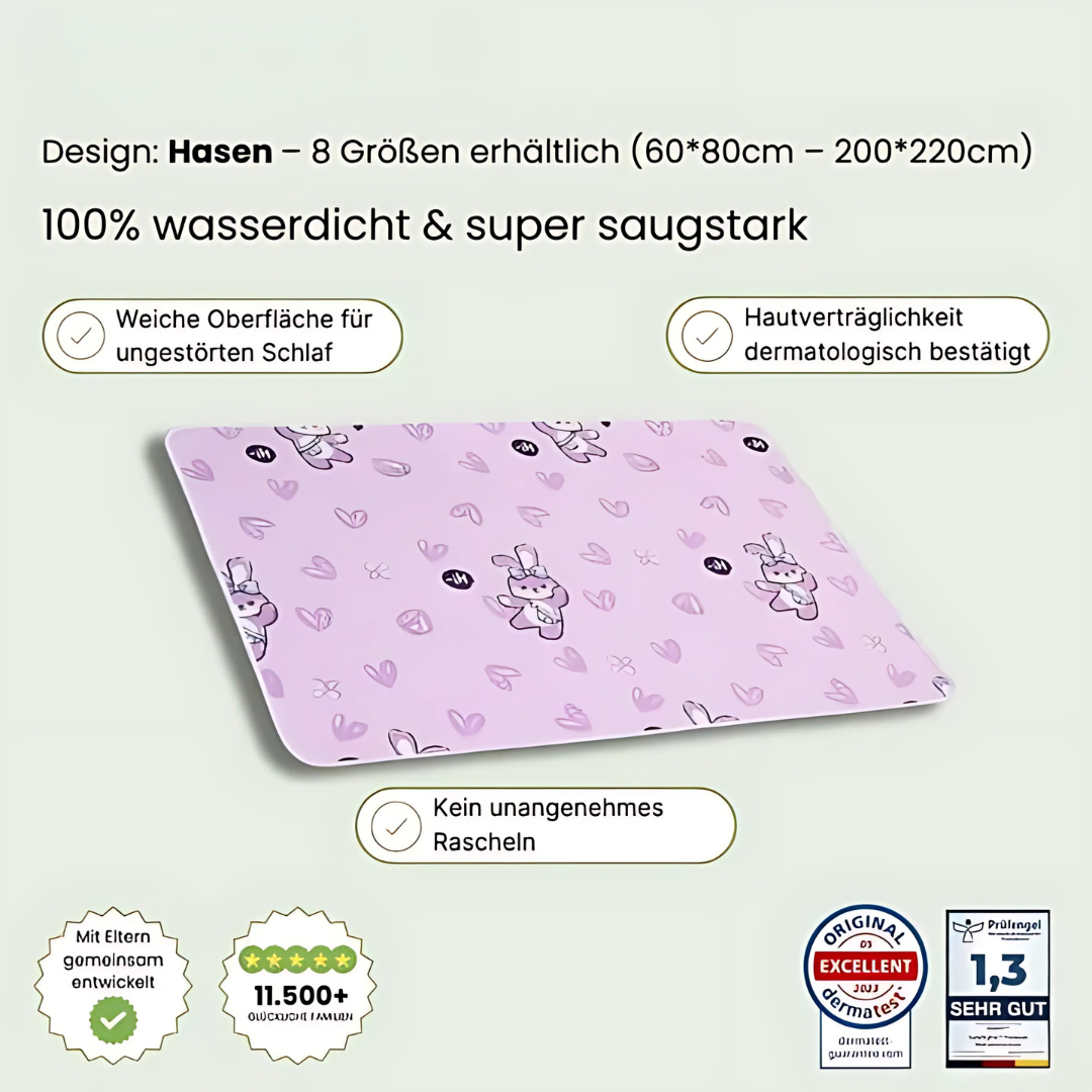 Matratzenschoner Wasserdichter per bambini - Waschbar e confortevole