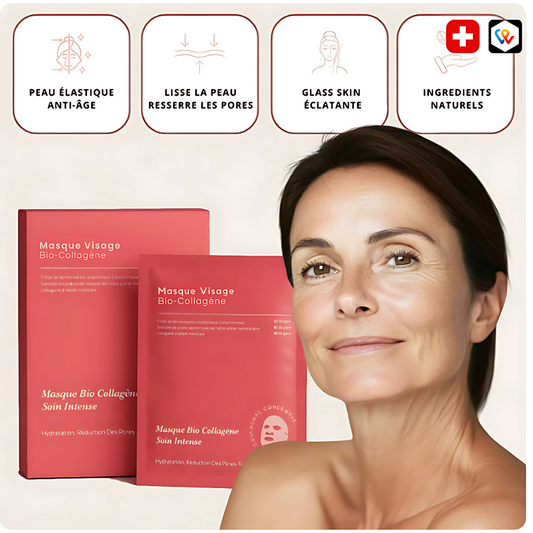 Maschera viso al bio-collagene