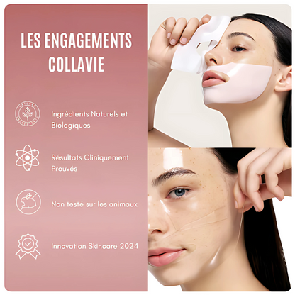 Maschera viso al bio-collagene
