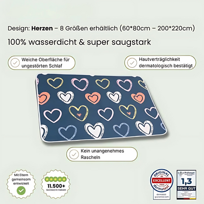 Matratzenschoner Wasserdichter per bambini - Waschbar e confortevole