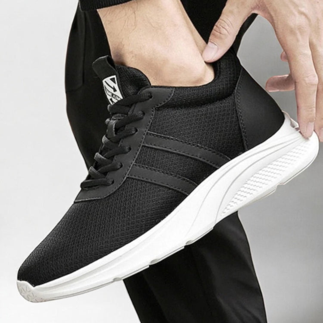 Scarpe da ginnastica comode da uomo di colore grigio