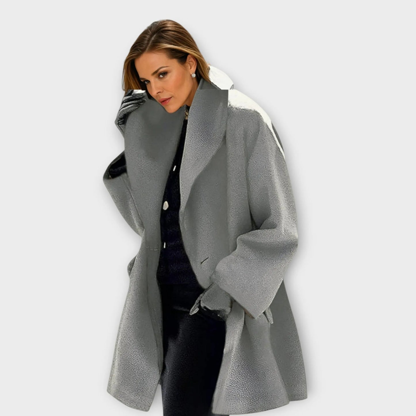 Isabelle - Cappotto elegante con collo alto