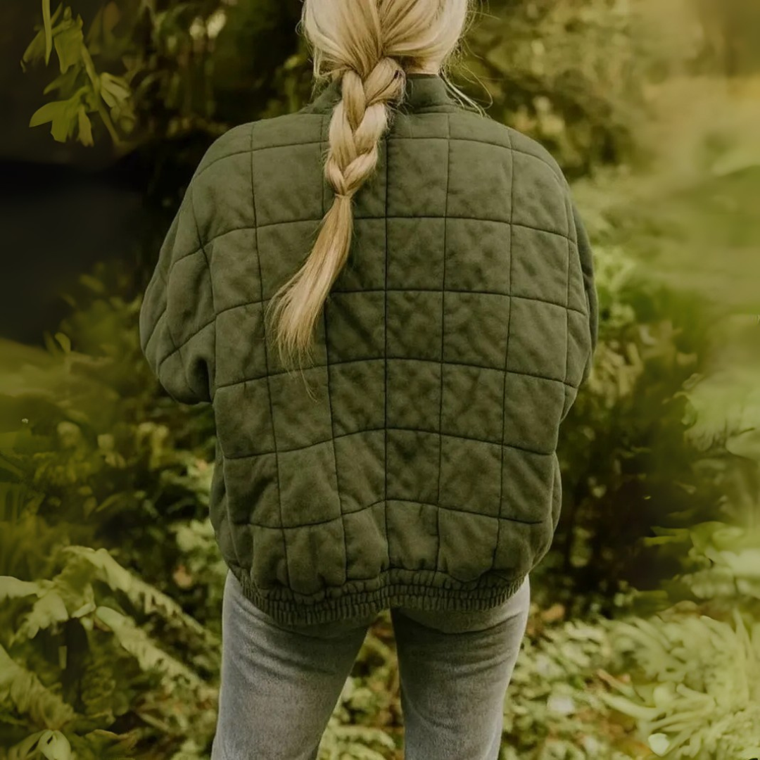 Gefütterte Oversize-Jacke Damen