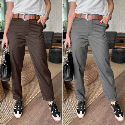 Pantaloni sagomati a righe - Edizione limitata