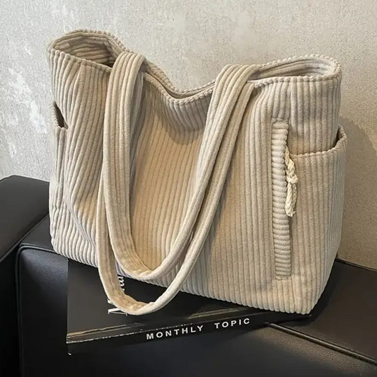 Tragetasche Gerippte con Kordelgriff