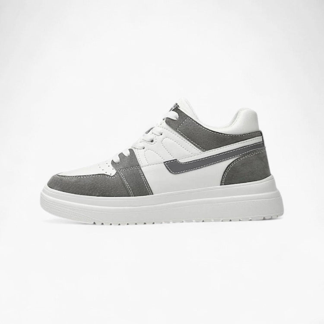 Scarpe da ginnastica comode da uomo di colore grigio
