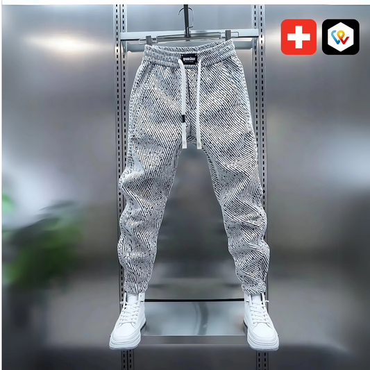 Moderne Freizeithose mit Muster - Bequem und Stylisch