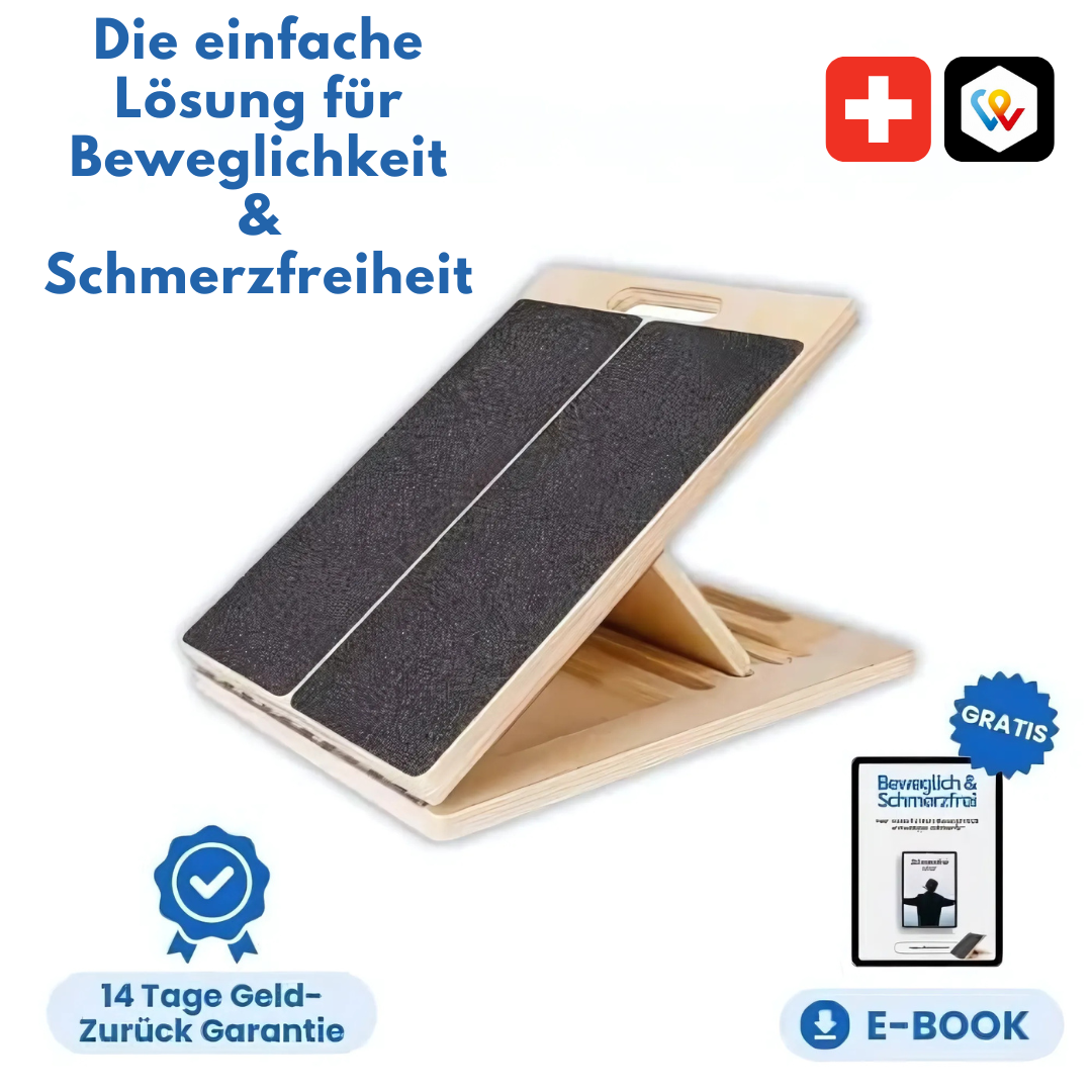 Mobility Training überall - kompaktes Dehnbrett