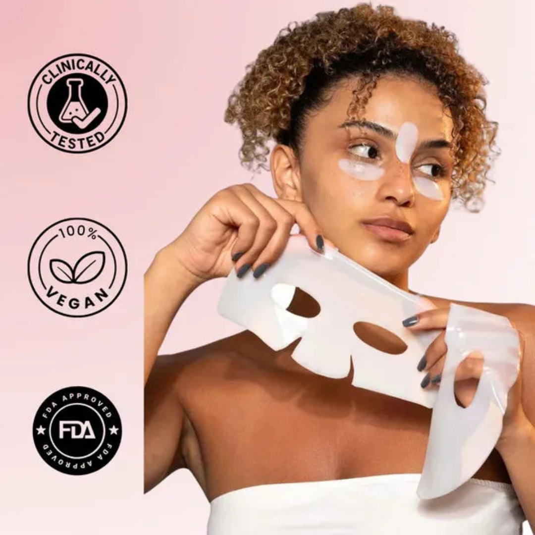 Maschera viso al collagene