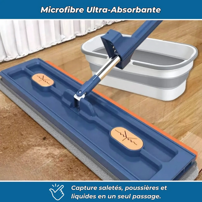 Mocio rotante con strizzatore incorporato