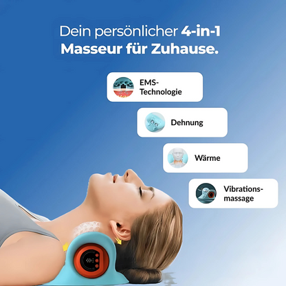 Massaggiatore ergonomico 4 in 1 per nervi e schiena