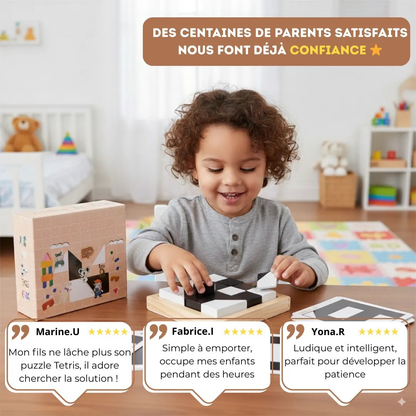 Mini puzzle educativo in legno