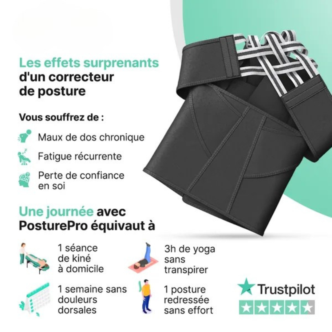 Correttore di postura e cintura sacroiliaca - Supporto e comfort
