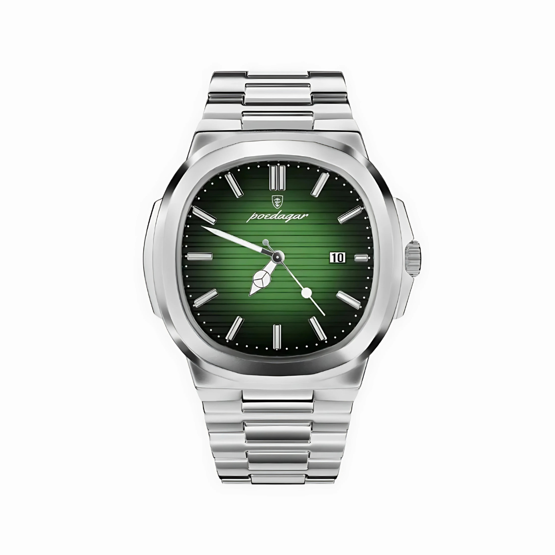 Armbanduhr minimalista Weiß Edelstahl