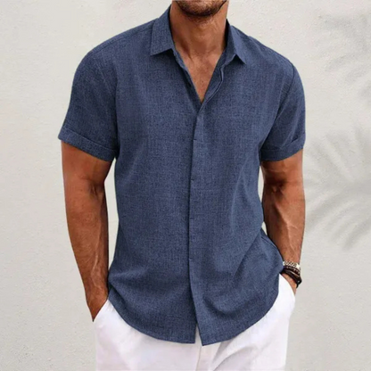 Camicia leggera da uomo in lino