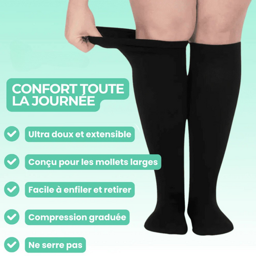 Calze a compressione ultraconfortevoli - per gambe leggere e rilassate