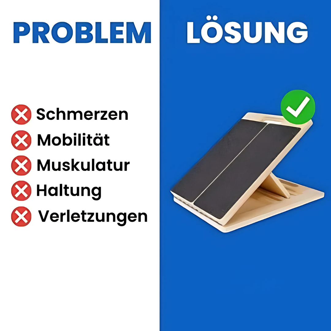 Mobility Training überall - kompaktes Dehnbrett