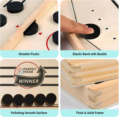 Gioco di Shuffleboard veloce in legno - Il Duello di Abilità