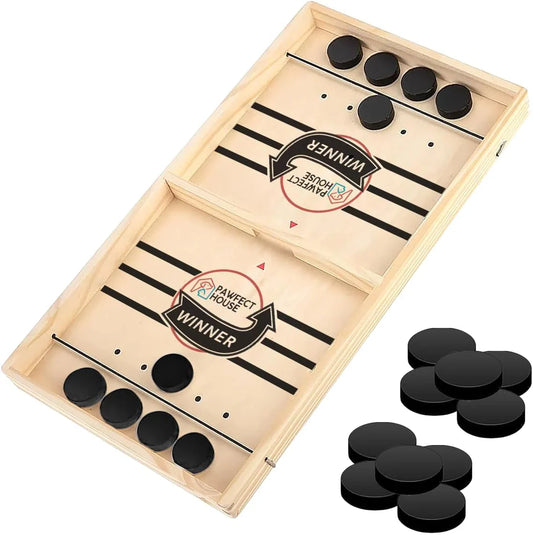 Gioco di Shuffleboard veloce in legno - Il Duello di Abilità