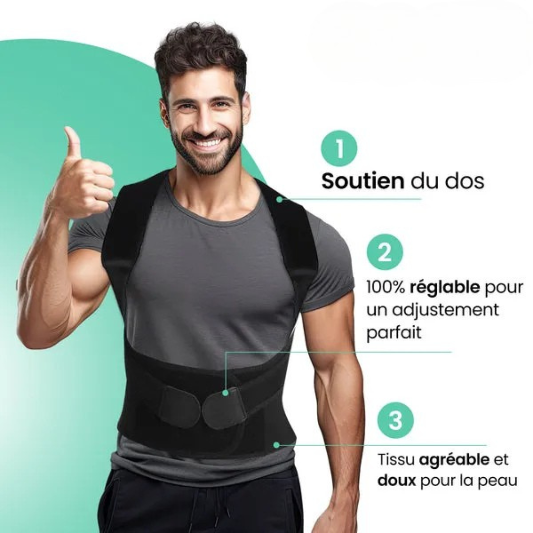 Correttore di postura e cintura sacroiliaca - Supporto e comfort