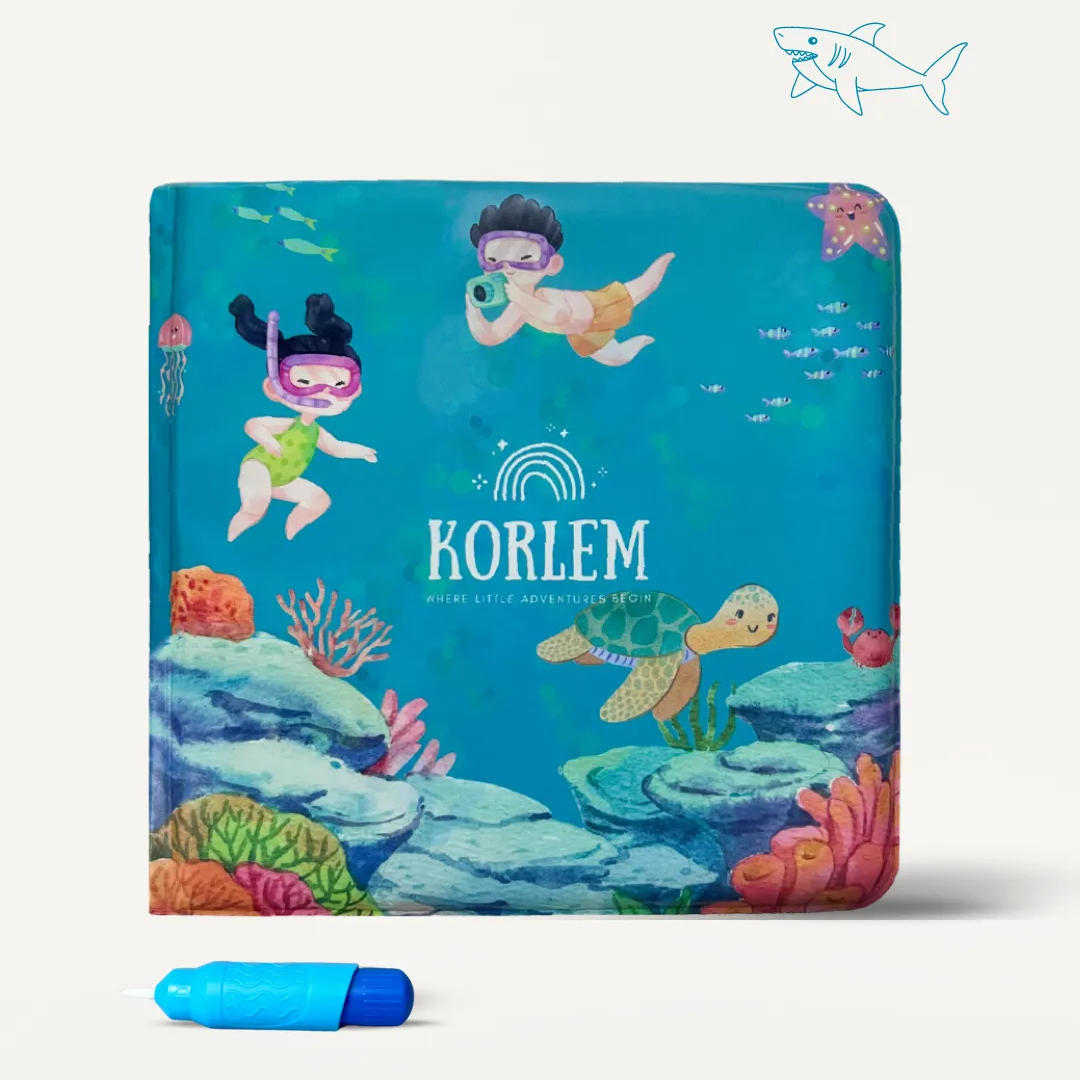 Libro magico da colorare ad acqua