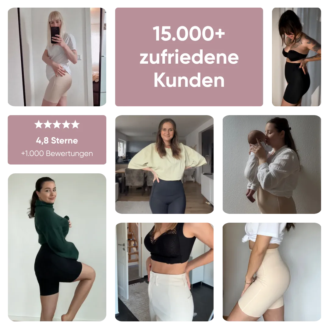 Pantaloncini modellanti a vita alta