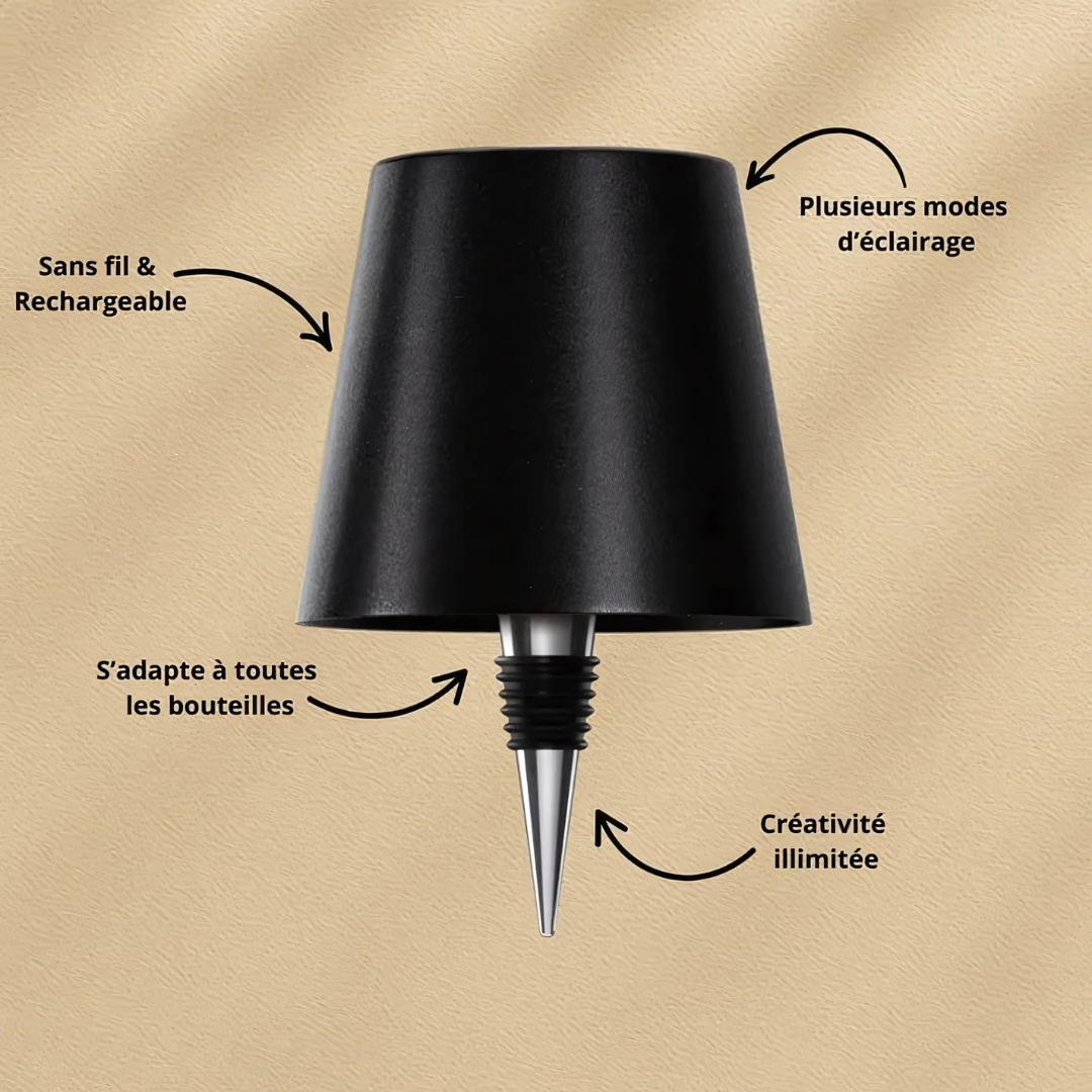 Luce per bottiglie a LED senza fili