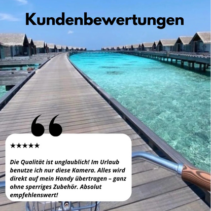 Telecamera d'azione con prospettiva a 360° - Freiheit beim Filmen