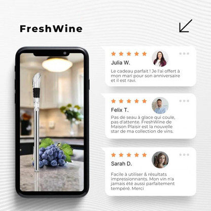 FreshWine - vino fresco per ore (1 acquisto = 1 omaggio)