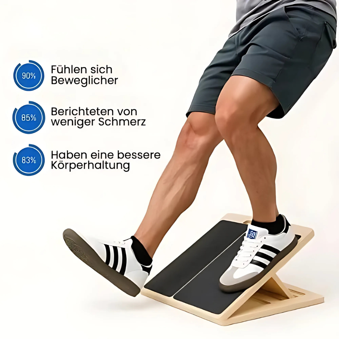 Mobility Training überall - kompaktes Dehnbrett