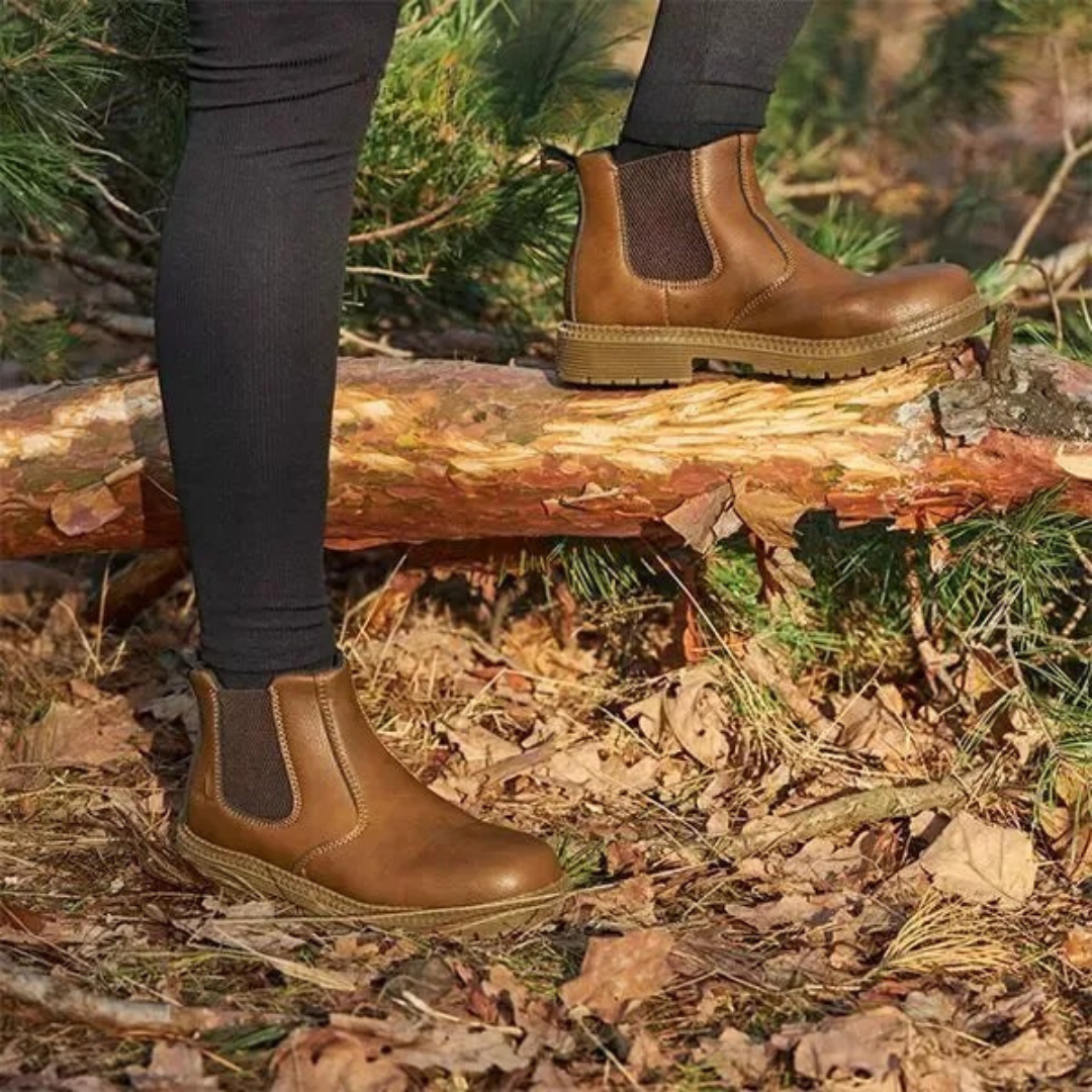 Scarpe da lavoro con rivestimento in legno