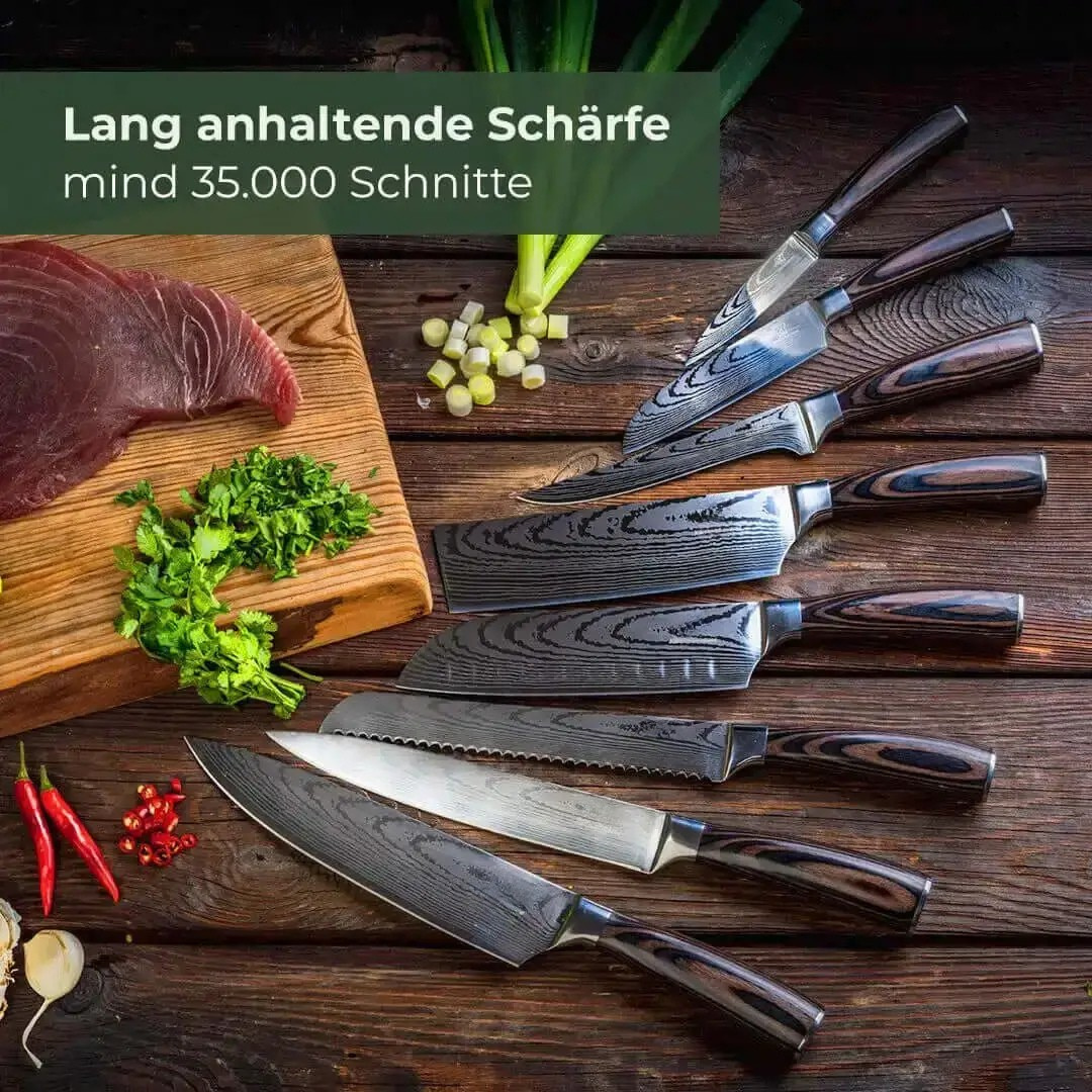 Asiatisches Messerset - 8 file