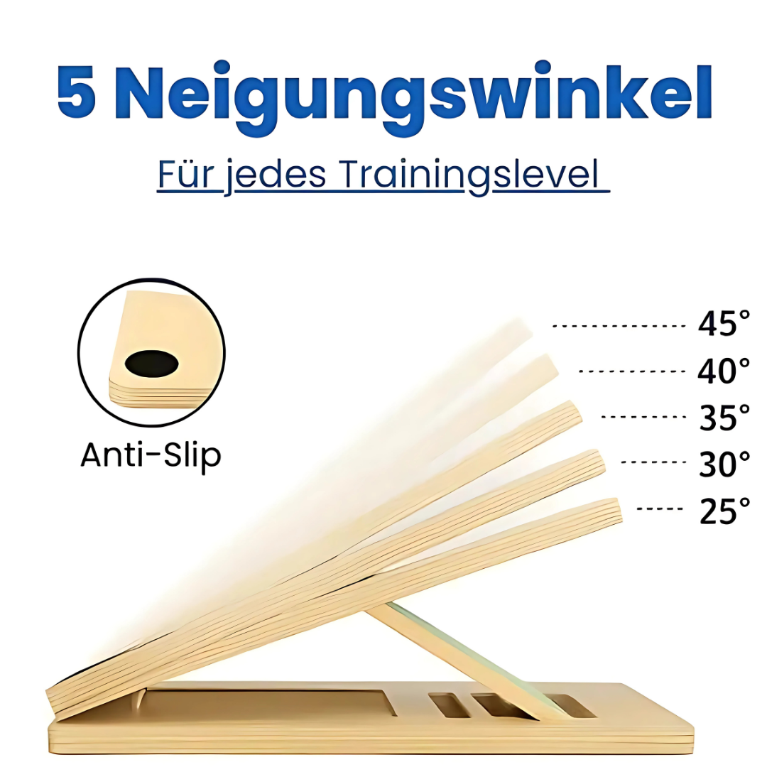 Mobility Training überall - kompaktes Dehnbrett