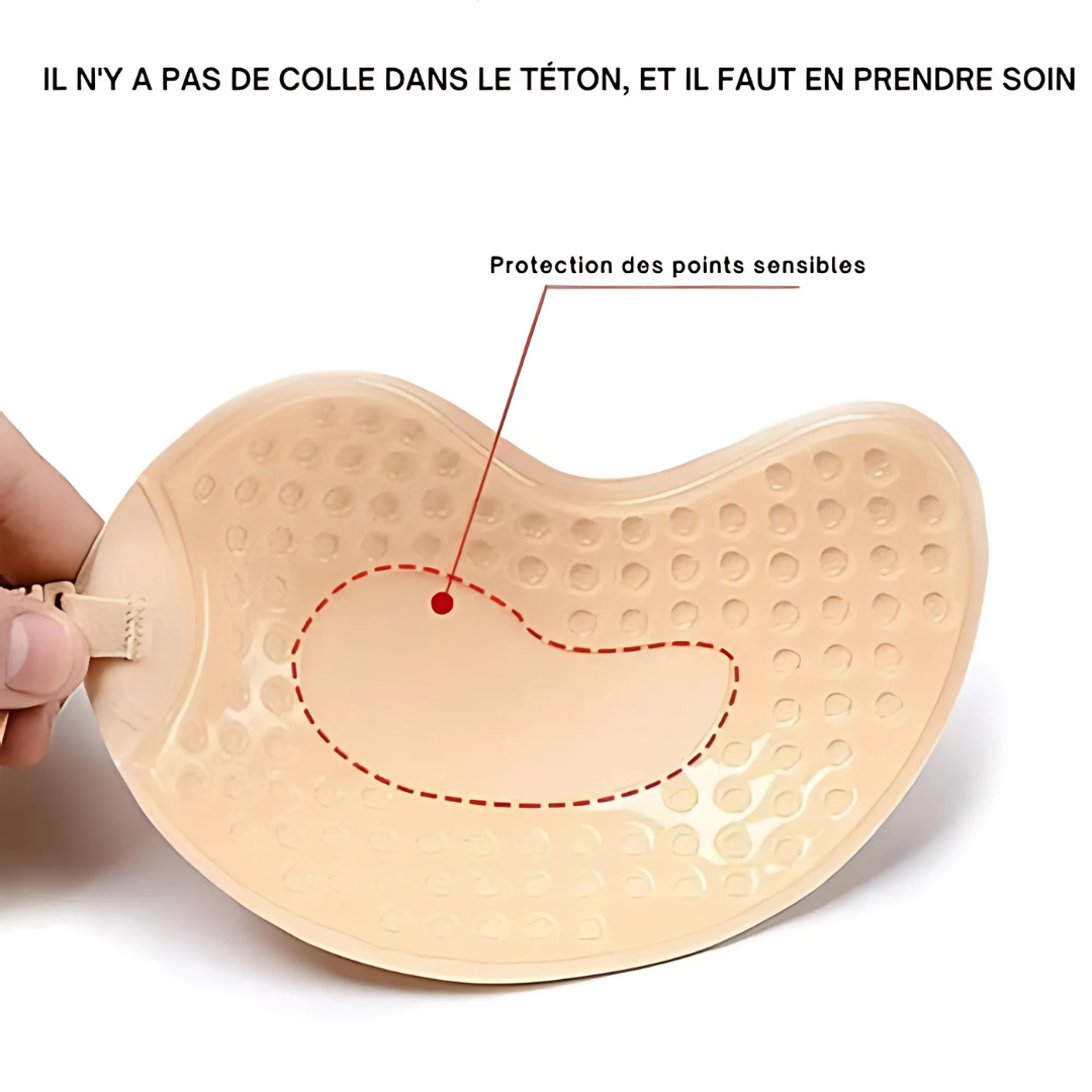 Reggiseno push-up invisibile riutilizzabile