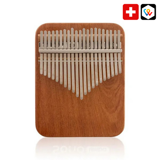 Kalimba 17 lame in legno naturale - Strumento rilassante portatile