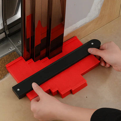 Sagoma da 25 cm con blocco - Strumento di misura per tagli precisi