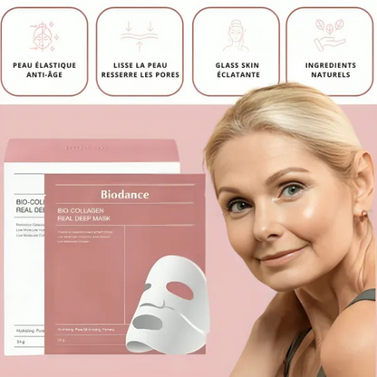 Maschera viso al collagene