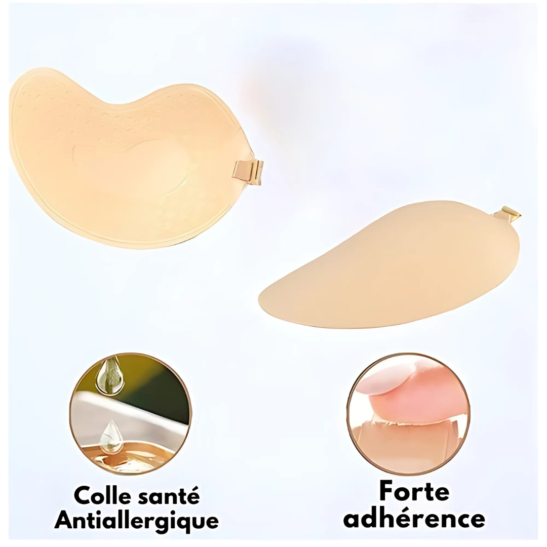 Reggiseno push-up invisibile riutilizzabile