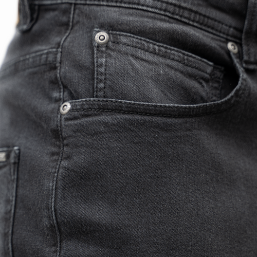 Jeans da jogging elasticizzati neri - Vestibilità slim e comfort urbano